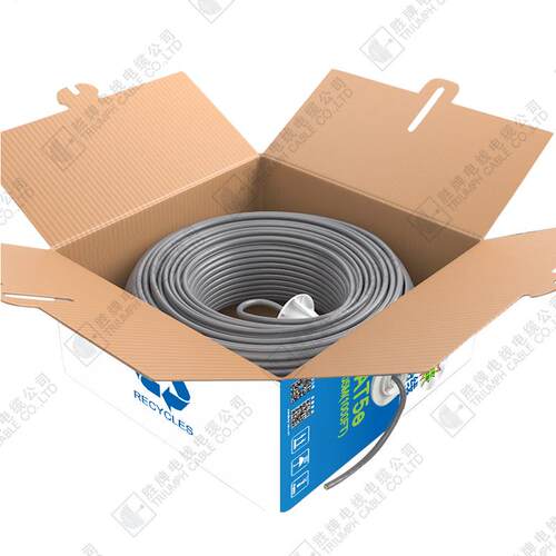 工厂直销 超六类网线 cat6 非屏蔽 千兆网线 纯铜0.57 305米/箱