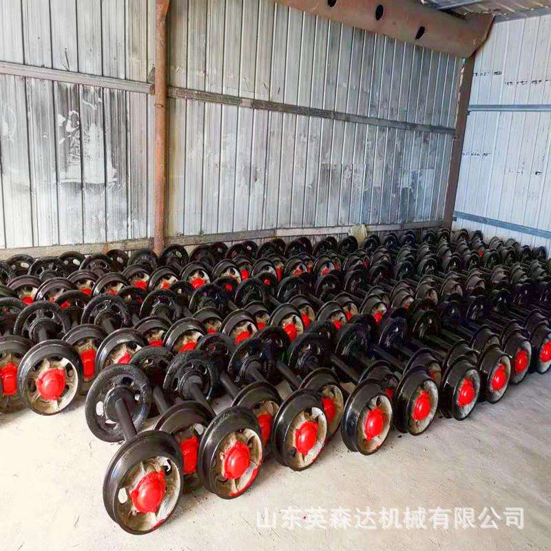 热卖铁路轨道轮一吨矿车实心轮300铸钢矿车轮空心轮对 厂家英森达