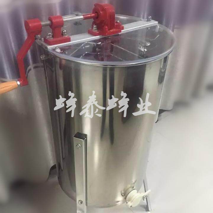 厂家直销不锈钢摇蜜机 出口型 手动两框摇蜜机 无缝焊接 蜂具