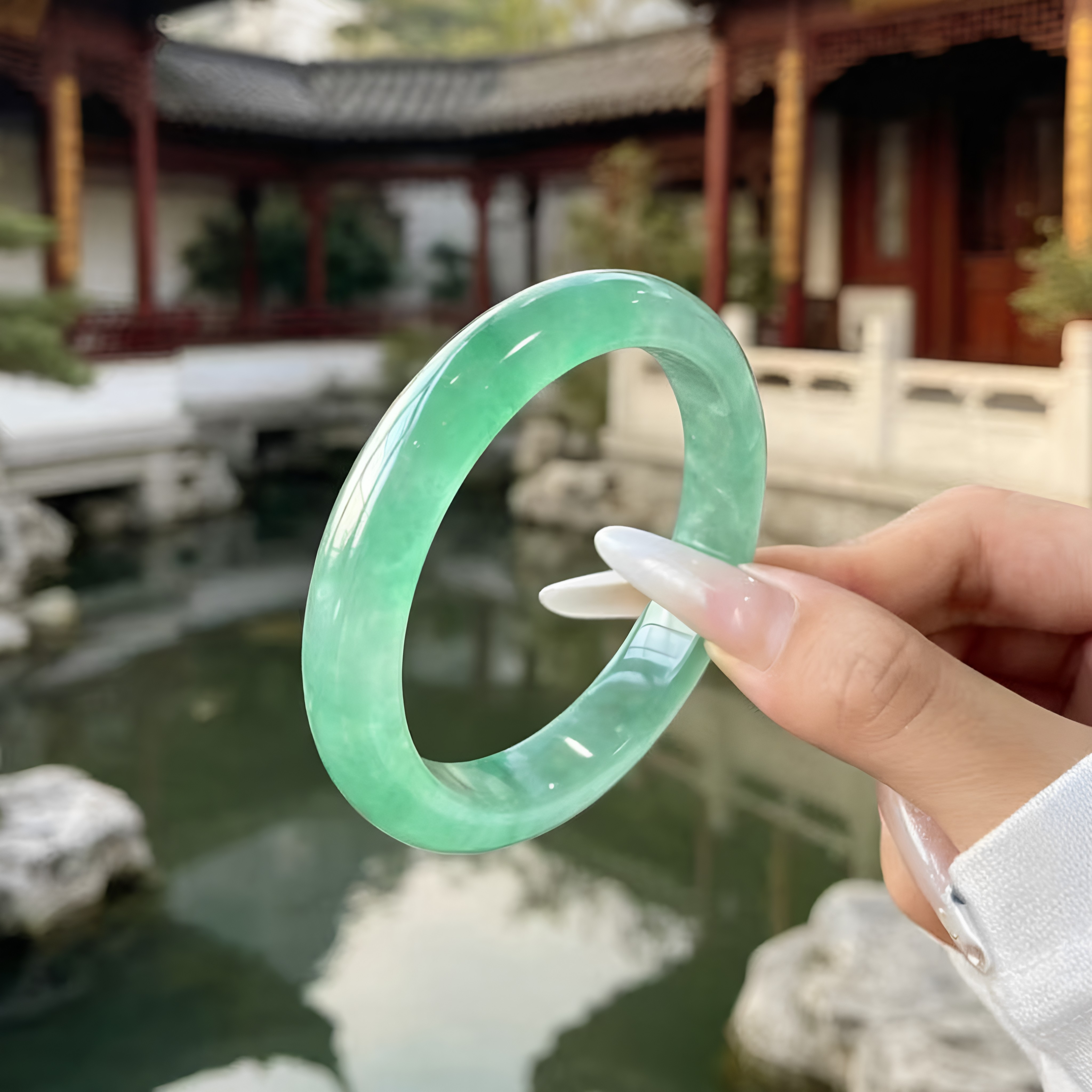 玉长情【满面系列】玉手镯子