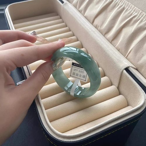 玉长情【丹青系列】翡翠玉手镯