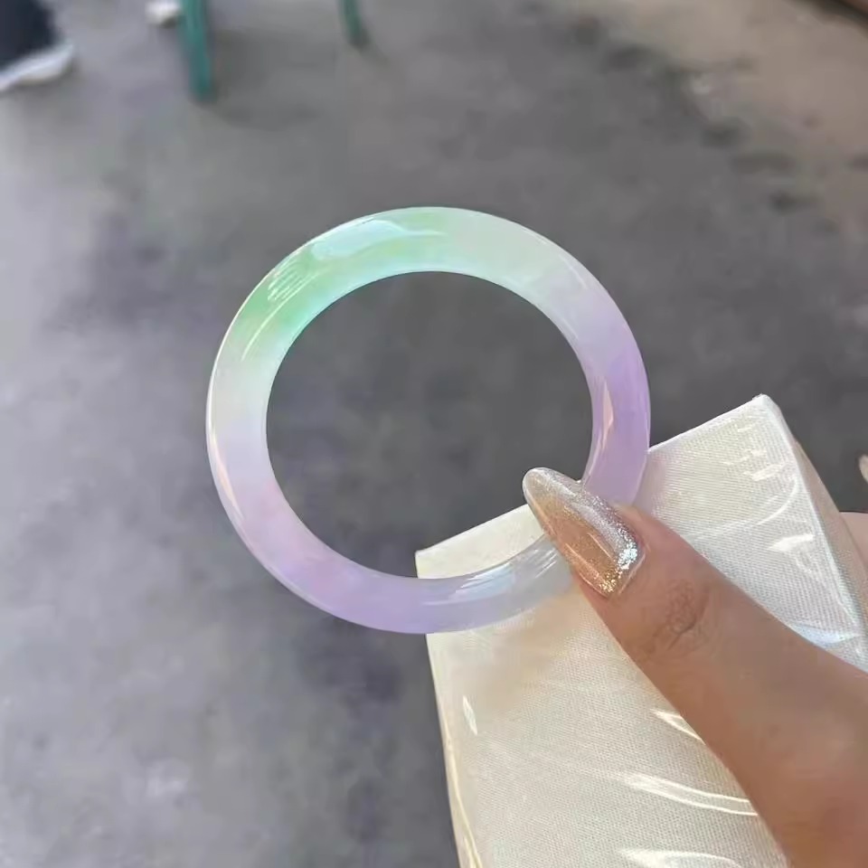 玉长情【如诗系列】翡翠玉手镯子