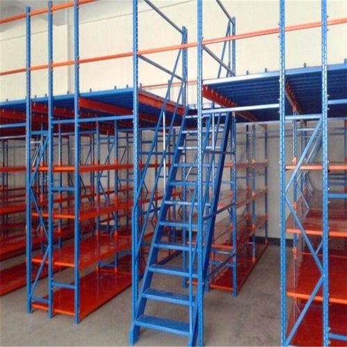 重型阁楼货架 仓库库房厂房钢制货架  分层式货架U 阁楼式平台货