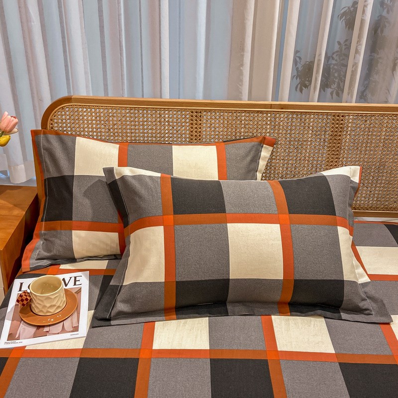 枕套48x74cml一对装磨毛加厚单人学生宿舍水洗棉单枕头套加厚