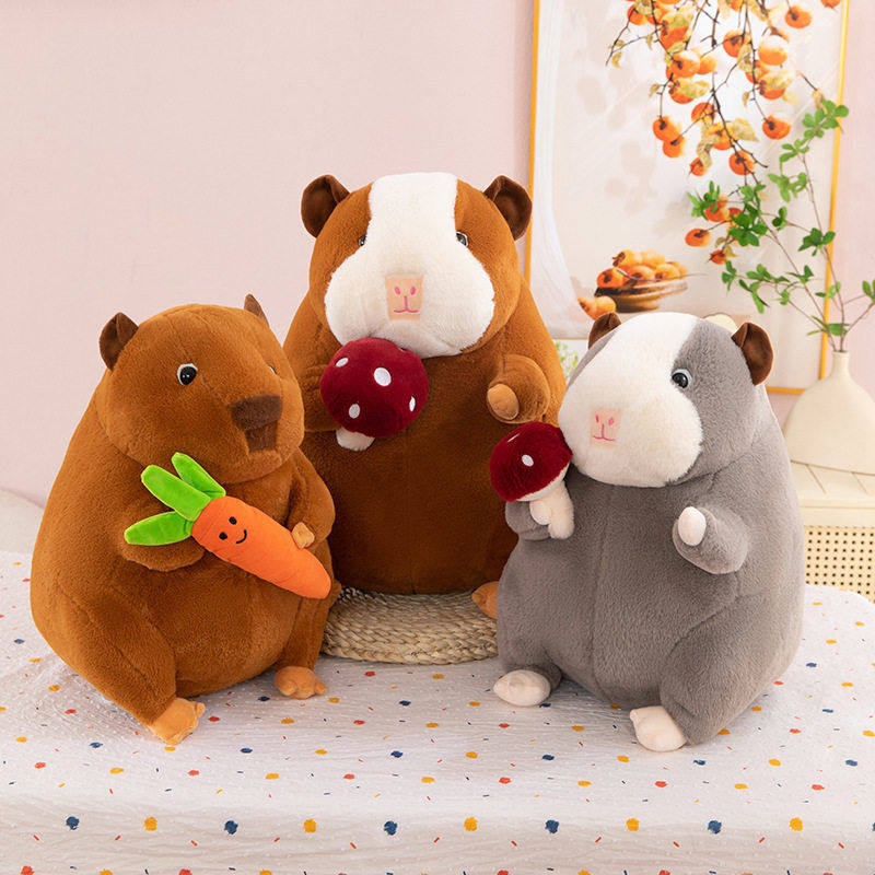 新款蔬菜荷兰猪公仔卡通胡萝卜蘑菇毛绒玩具玩偶安抚抱枕跨境,玩具/童车/益智/积木/模型,毛绒/玩偶/公仔/布艺类玩具,淘宝优惠券,粉丝福利购,淘宝优惠卷