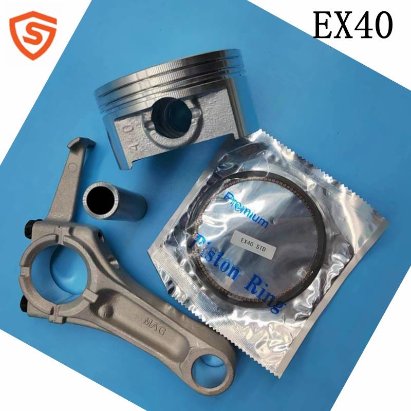 适用于华盛 斯巴鲁RGN7800发电机 EX40活塞EX400活塞环EX40D连杆