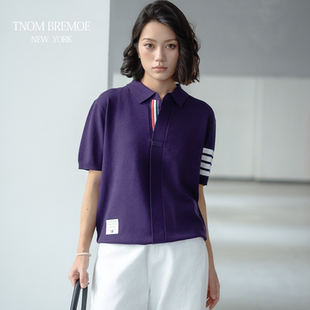 t恤高质量简约女士白领polo衫 TB情侣新款 短袖 夏 男款 TNOM BREMOE