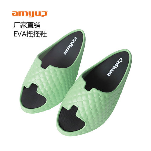 现货EVA运动摇摇鞋女大s半掌拖鞋健美鞋家用瑜伽锻炼器材