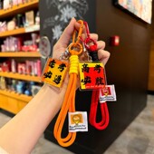中高考加油励志礼物中国风高考必胜钥匙扣送学生双绳文字挂绳饰品