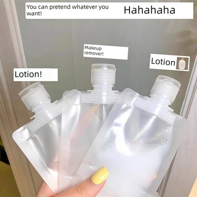 采购产品旅行补充袋化妆品乳液沐浴露洗面奶补充便携式小型洗发水