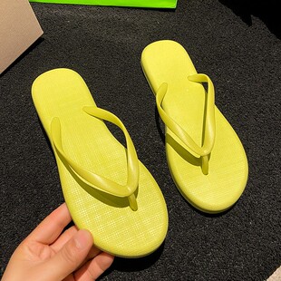 女学生休闲沙滩鞋 外穿防滑户外凉拖夹脚夹板鞋 女士人字拖夏季 新款