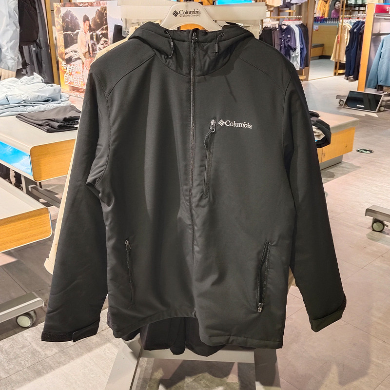 哥伦比亚棉服外套男26秋冬新品户外防风拒水硬壳夹棉夹克WE3784