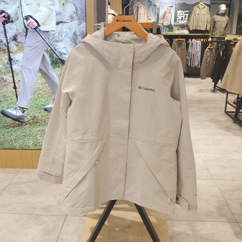 Columbia哥伦比亚户外26春夏新品女子防水冲锋衣徒步外套XR2665