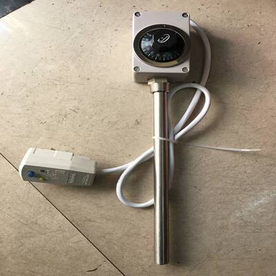 天津 土暖气片电热管带温控6分加热棒带漏保插头不锈钢发热管