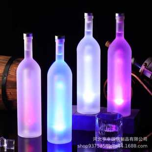 灯光酒瓶伏特加玻璃果酒威士忌洋酒瓶高硼硅玻璃酒瓶