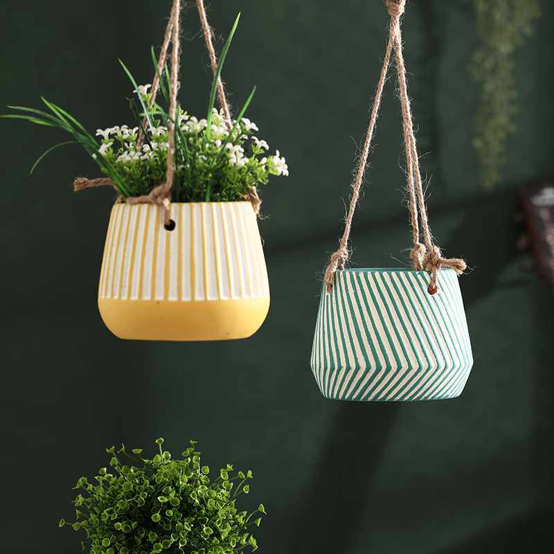 吊盆花盆悬挂式多肉花盆个性绿萝吊篮盆栽吊兰吸水盆绿植阳台种花