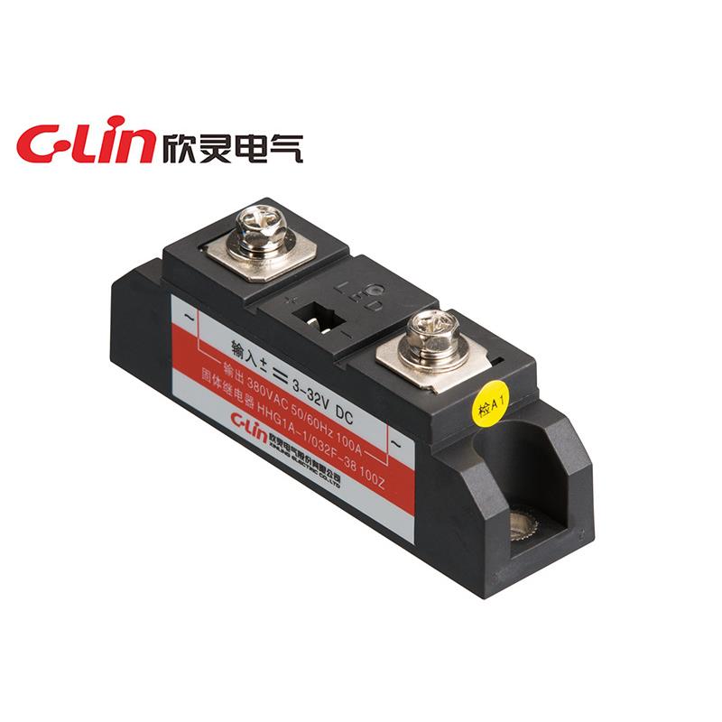 欣灵 HHG1C-1/032F-120 (60A)单相工业级固体继电器 SSR-DA