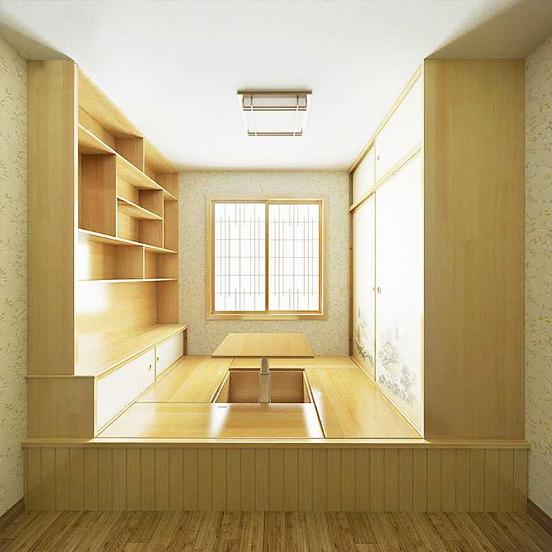 新款新品实木塌塌米地台床全屋整体可订可订床衣柜一体日式推拉门