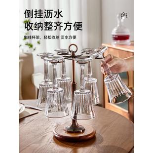 家用水晶葡萄酒杯醒酒器一体架轻奢高级感高脚杯子 雅港红酒杯套装