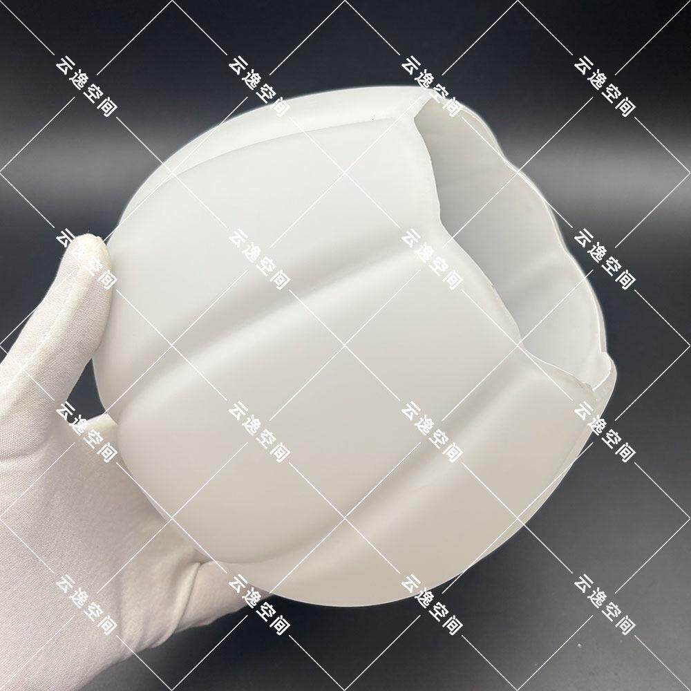 灯罩花口条纹南瓜18*15大号白色沙白玻璃e27吊灯灯具外罩外壳