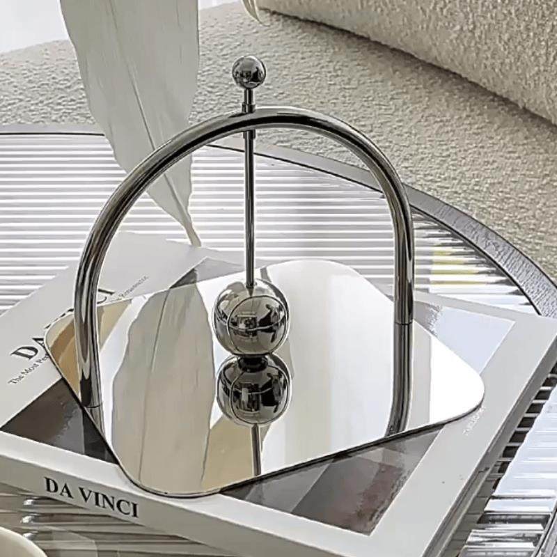 北欧餐桌不锈钢定点纸巾架高级感立式西餐厅家用咖啡店纸巾收纳盒