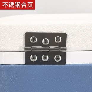 江流鱼大容量钓箱配件不锈钢前扣后合页适配45/65/100/120升