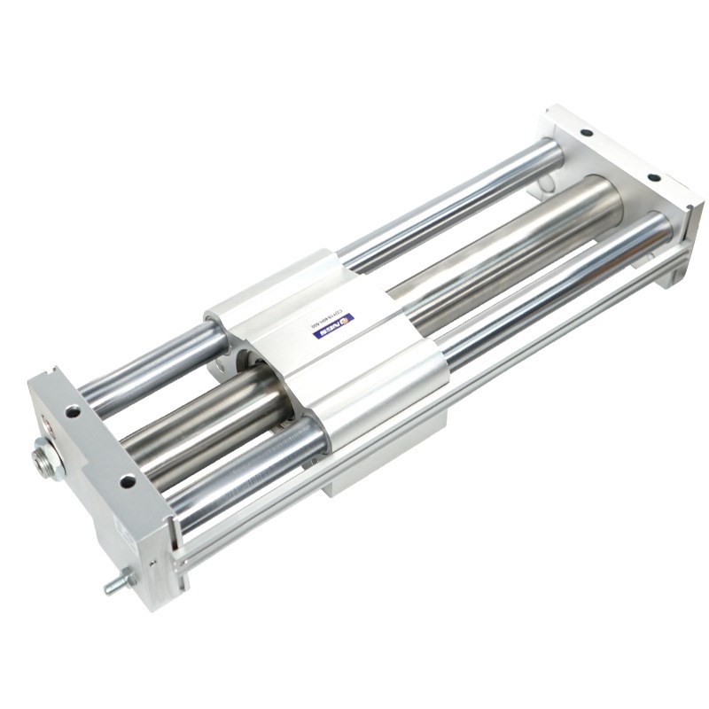 TACQ薄b型气缸12三轴三杆带导杆16/20/25/32/40/50/63/80X10X15X7