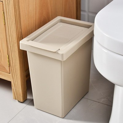 卫生间厕所垃圾桶家用按压专用新款脚踩脚K踏式带盖翻盖有盖卫生