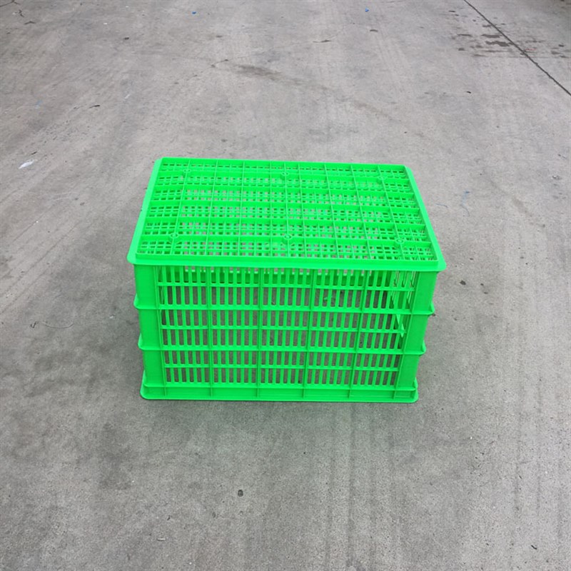 蓝色塑料周转筐加厚n680塑胶周转筐网眼镂空收枘筐运输配送中转框