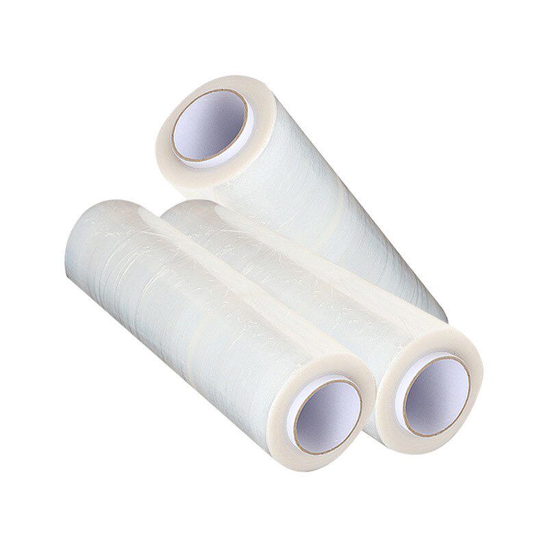 机用缠绕膜拉伸打包膜4o5cmpe托盘包装膜拉伸膜包装机透明保护围