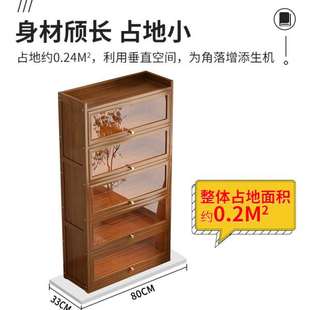 简易书架置物架落地儿童家用多层书柜书桌收纳柜工厂