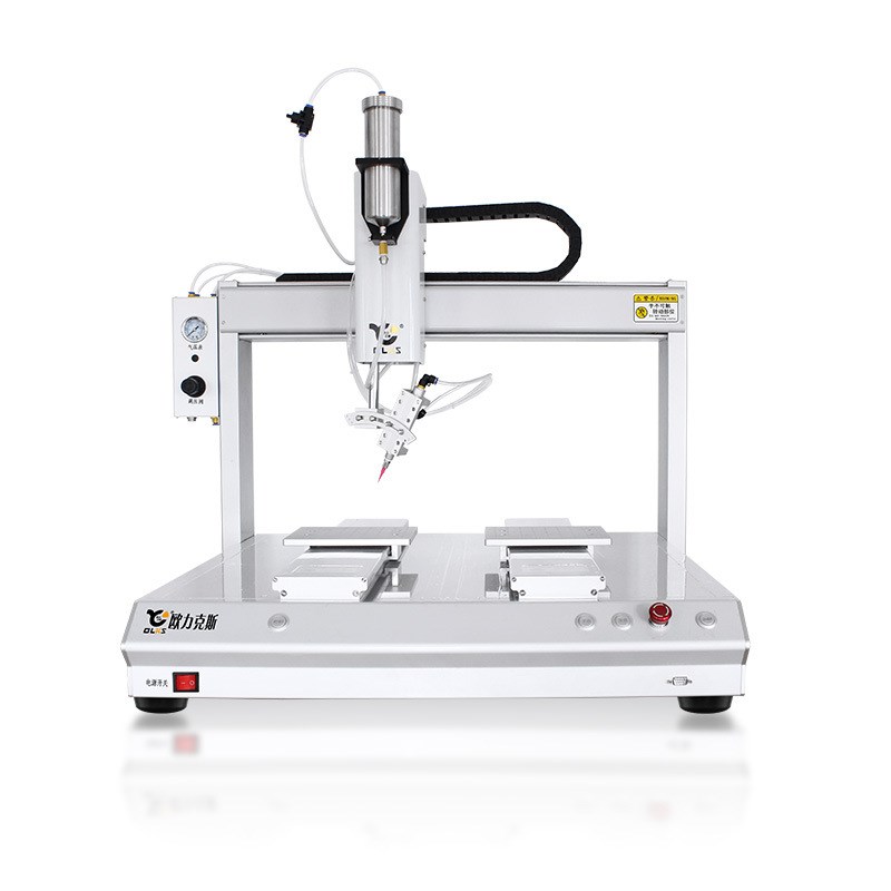 高速点胶机双工位精密打t胶机自动涂胶机双组份旋转ab胶点胶机