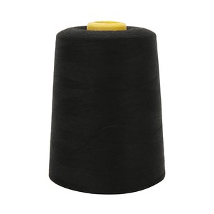 平Q车线 牢度高 锁边线缝纫机 大卷一公斤黑白402缝纫线 厂家