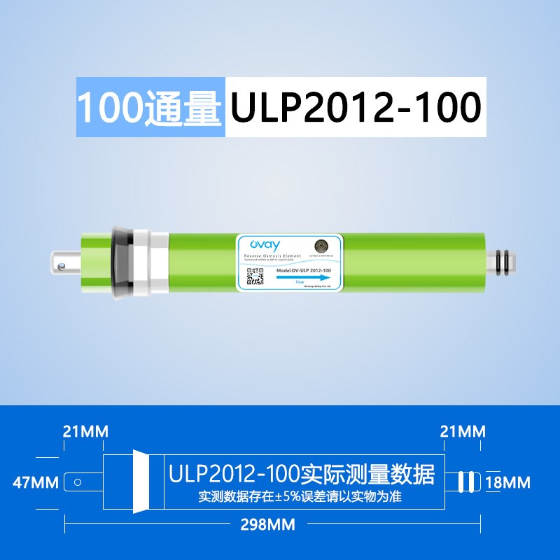 澳维R0反渗透f膜净水器RO反渗透滤芯OVAY膜1812-75G100G3013-400G