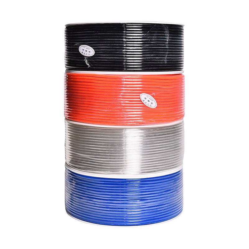 现货防漏气动软管plu气管红黑蓝透明气动高压管6x4PU聚氨酯气管