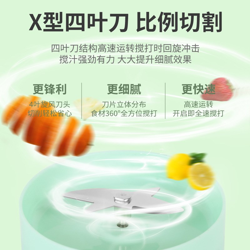 跨境新款榨汁机i便携式迷你多功能榨汁杯家用电动搅拌机榨果汁机