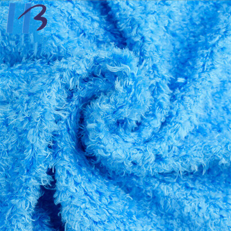 现货卷曲蜜桃喷花绒 海草毛绒玩具地毯绒布面料 毛草绒蜜桃绒喷花