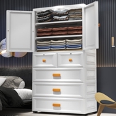 加厚特大号简易衣柜衣服收纳柜租房小衣橱卧室储物柜家用儿童衣柜