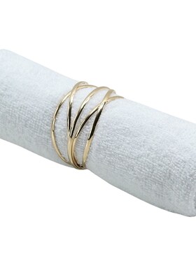 样板间毛巾摆件卫生间美容院床上卫浴店装饰品样板房毛巾扣软装