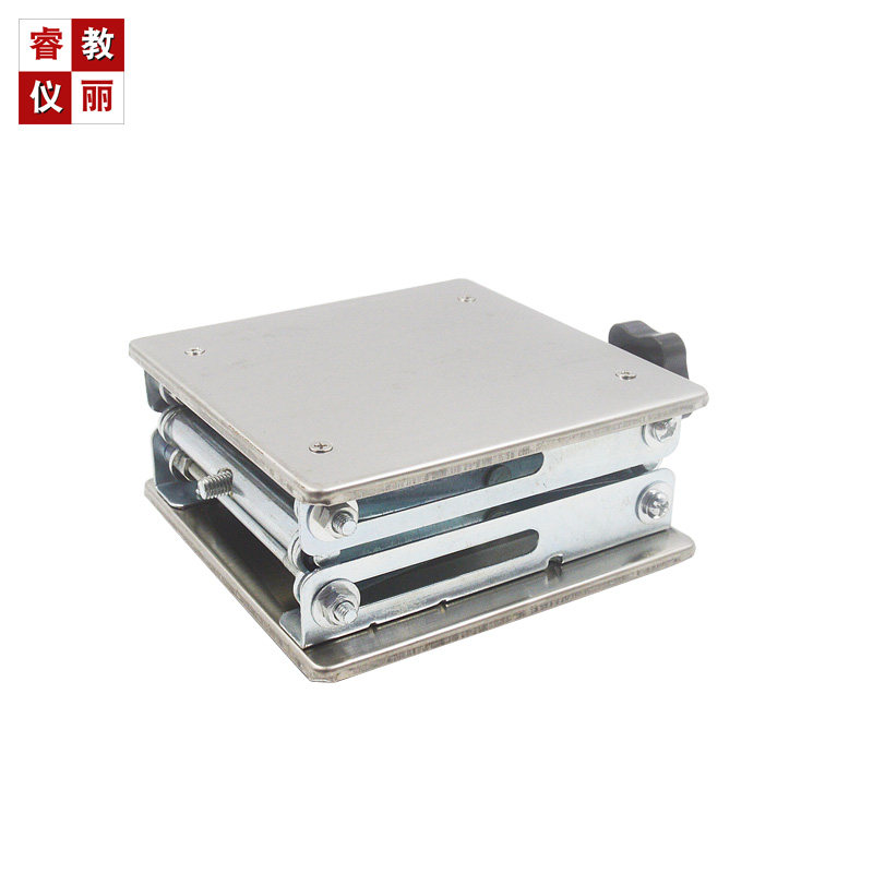不锈钢升降台10cm15cm20厘米手动微型简易酒精灯手动控制实验器材