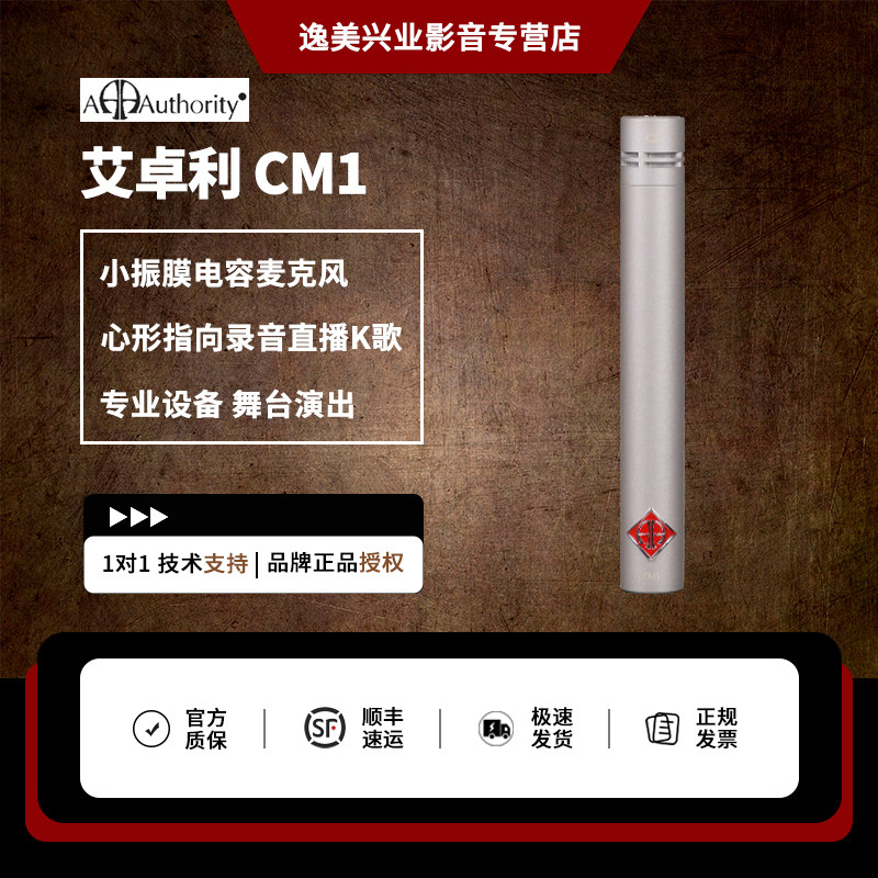 Authority 艾卓利 CM1 专业电容话筒乐器合唱录音全能麦克风舞