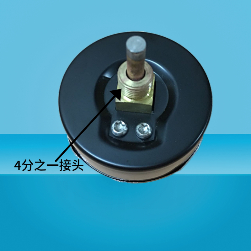 Y60轴向温度压力一体表地暖用压力表水压气压分水器0-120温压表