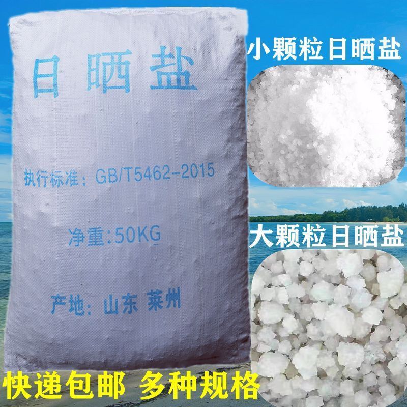 工业盐融雪剂井神精制工业盐水产养殖盐大粒盐锦鲤盐日晒盐50公斤
