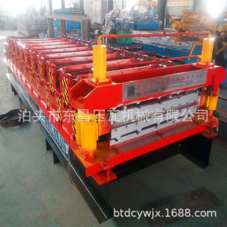 供应双导柱全自动双层压瓦机反压840-900型彩钢压瓦机彩钢瓦机