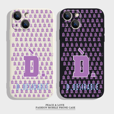 IQOONEO10pro+小众OPPORENO14苹果12p手机壳15ProMax适用小米17p软iPhone13创意16PLUS王鹤棣紫D同款VIVOY37C