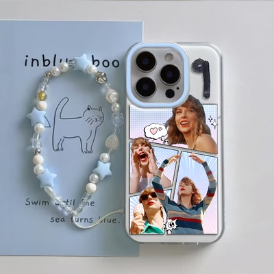 1989霉霉周边呐喊小众华为畅享80女款OPPOK13TURBOPRO硬1213手机壳带挂绳iPhone15适用17ProMax大孔16e14plus