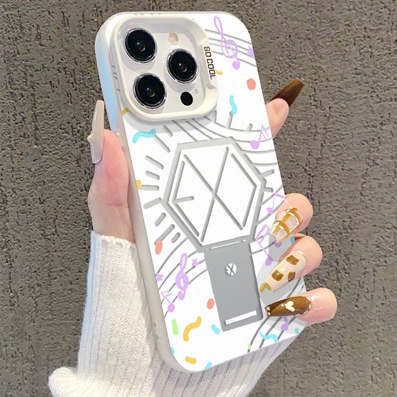 16ProMax应援棒exo周边iPhone15新款Nova13苹果14plus创意真我NEO8手机壳硬小米17适用ins风VIVOy500i彩银k90