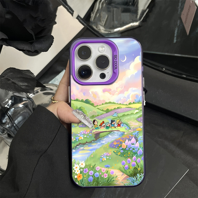VIVOX300Sins风iPhone17华为MATE80苹果16创意红米NOTE15卡通彩银13ProMax硬适用14PLUS高级感手机壳郊游小新