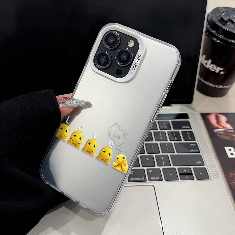 苹果16手机壳硬荣耀WINTURBO可爱love奶龙华为NOVA15适用14ProMax卡通iPhone17彩银红米TURBO4创意真我GT8Pro