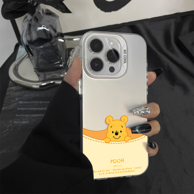 iPhone13可爱华为PURA90苹果12创意15彩银16ProMax卡通荣耀POWER2硬小米17适用14PLUS可爱维尼熊高级感手机壳